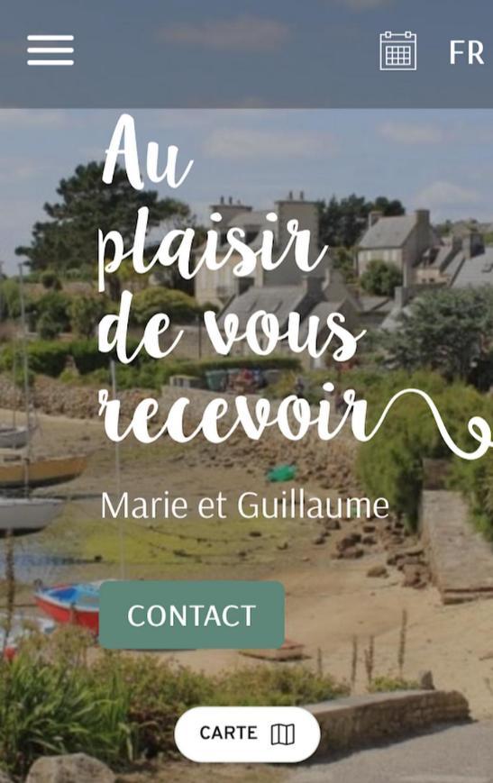 Duplex Au Lin Leilighet Saint-Pol-de-Léon Eksteriør bilde