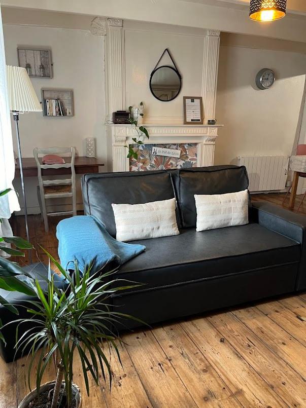Duplex Au Lin Leilighet Saint-Pol-de-Léon Eksteriør bilde