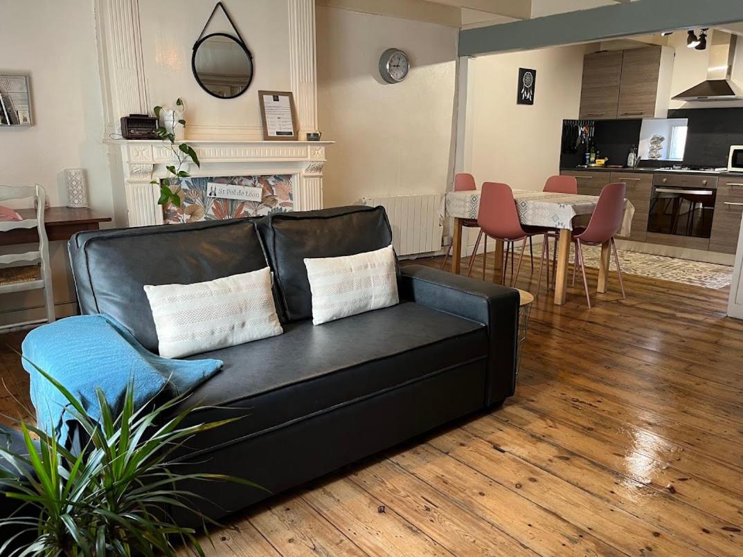 Duplex Au Lin Leilighet Saint-Pol-de-Léon Eksteriør bilde