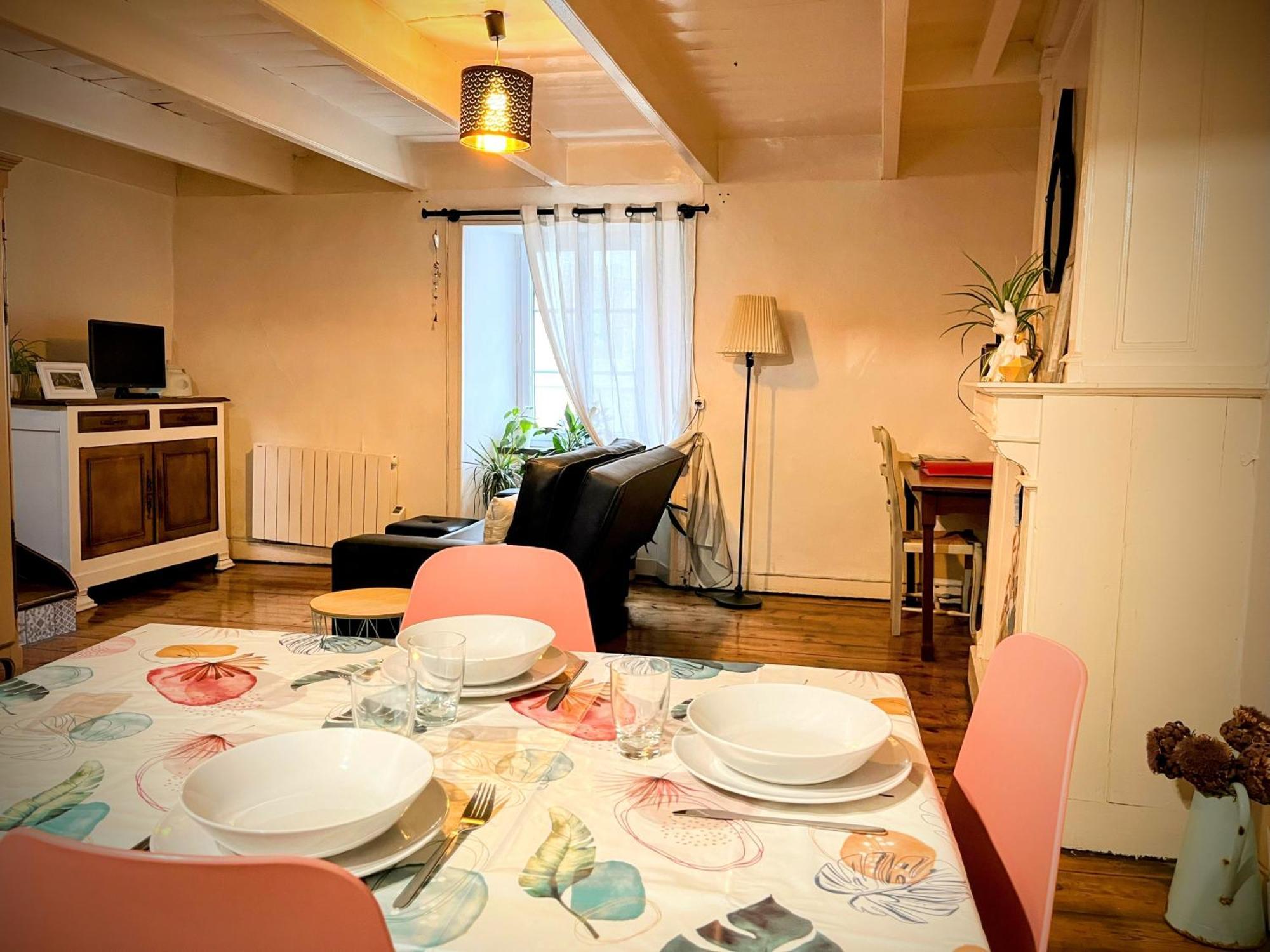 Duplex Au Lin Leilighet Saint-Pol-de-Léon Eksteriør bilde