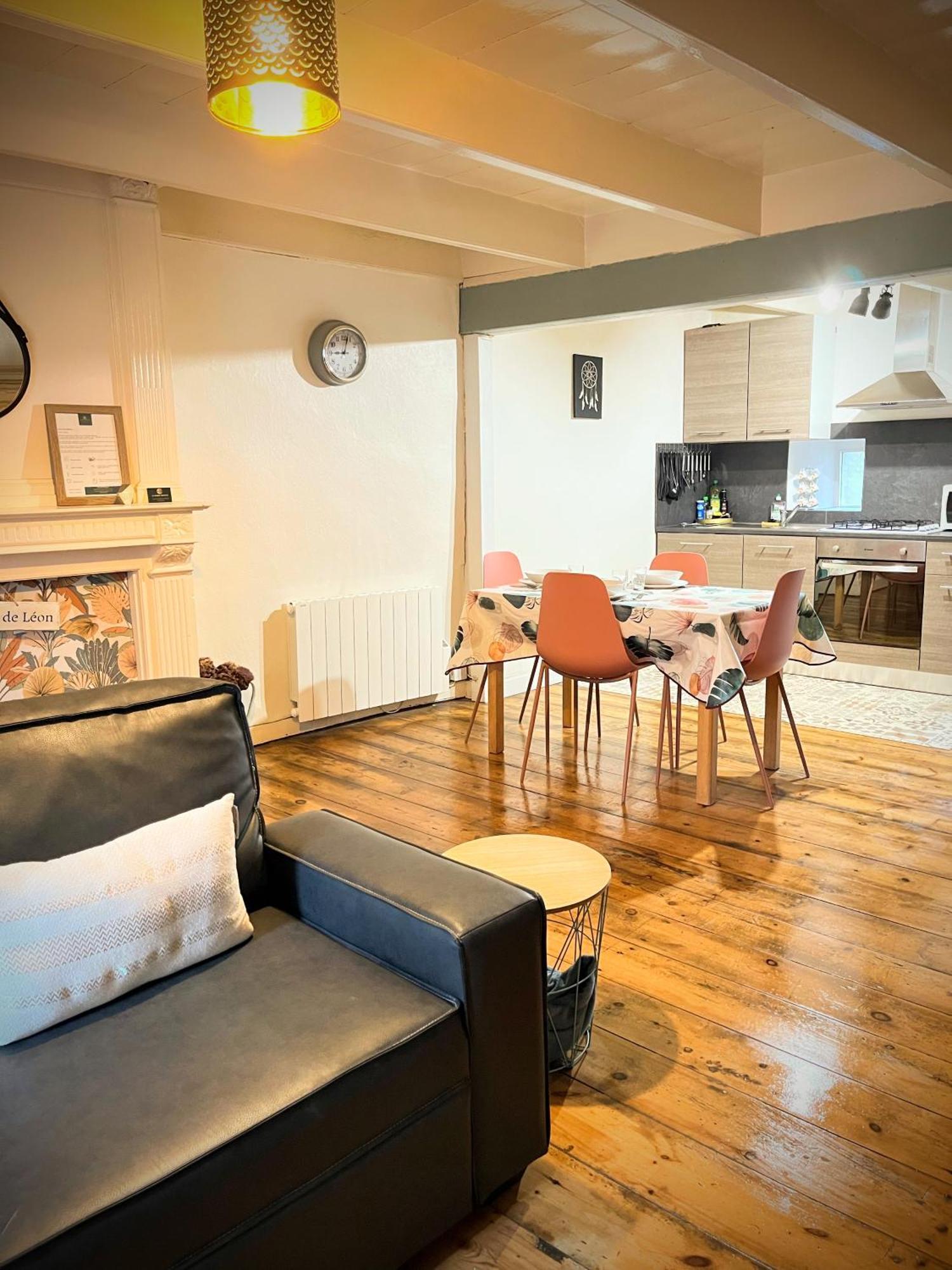 Duplex Au Lin Leilighet Saint-Pol-de-Léon Eksteriør bilde